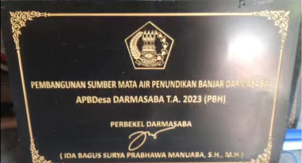 PENATAAN SUMBER MATA AIR PENUNDIKAN BR. DARMASABA